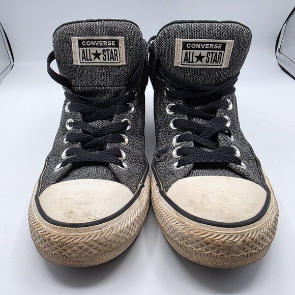 Converse All Star Womens Size 9 Gray High Top Sneakers Classic Casual Canvas - Picture 2 of 13